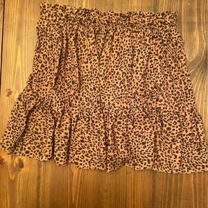 Animal print flippy skirt size XL